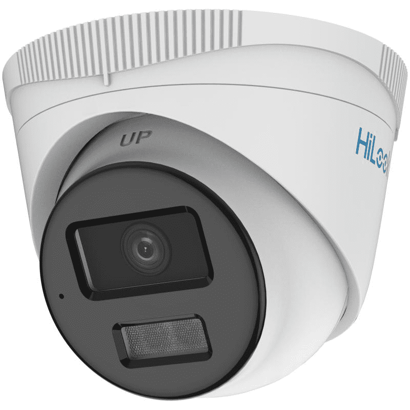 2MP HIKVISION HILOOK DOME IP POE OUTDOOR COLORVU CAMERA WITH SMART HYBRID LIGHT 2.8MM WHITE IPC-T229HA-LU-2.8MM