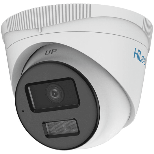 2MP HIKVISION HILOOK DOME IP POE OUTDOOR COLORVU CAMERA WITH SMART HYBRID LIGHT 2.8MM WHITE IPC-T229HA-LU-2.8MM